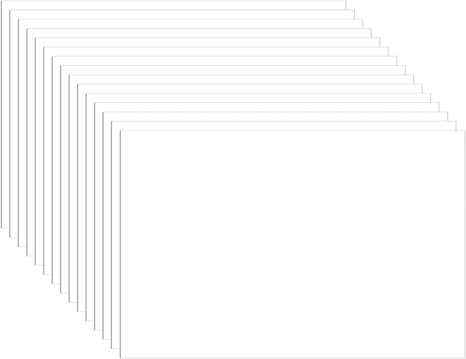 Guakicae 150 Sheets White Cardstock 4 x 6 Scrapbooking Paper, 300gsm/110lb by Guakicae