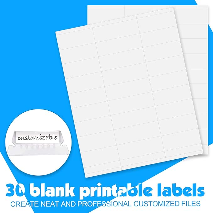 HERKKA Extra Capacity Hanging File Folders, 30 Pack Reinforced Letter Size - Image 6