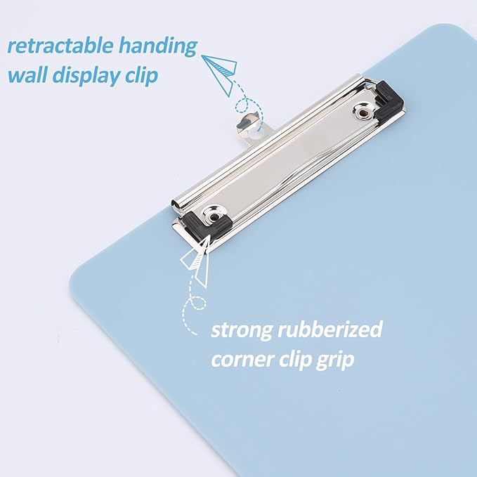 Principal Lines 6 Pack Plastic Clipboards - Image 4