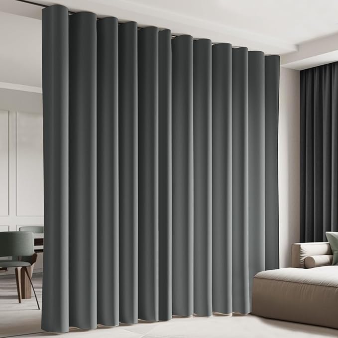 Cbsroro Room Divider Curtains, Noise Reduction, W100 × L84 Inch, 1 Panel by CBSROROHome