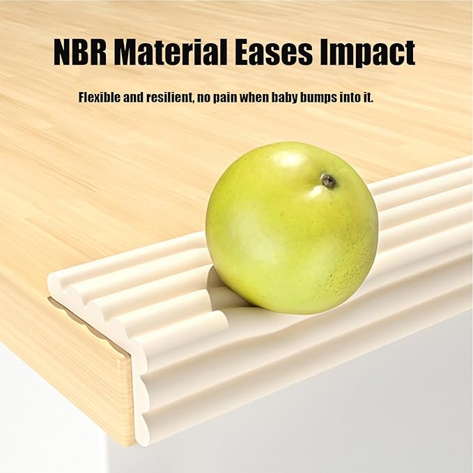 Soft Extra-Wide Edge Protector for Baby, 6.5ft Baby Proofing Edge Guards - Image 3