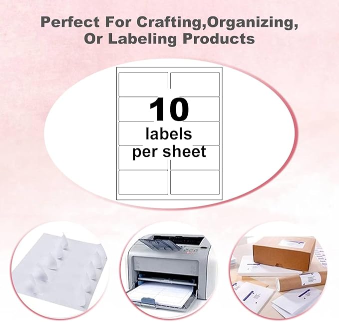 BESTEASY 10-UP Address Labels, /Address Mailing Labels 8000 Sheets Shipping - Image 3