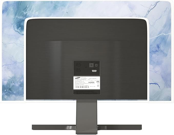 Baocicco Fashion Haze Blue Marble Screen TV Cover Cover 58, 60 Inch Waterproof - Image 5