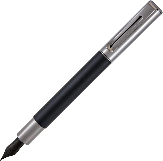 Monteverde USA Ritma Fountain Pen in Black – Broad Nib Bold JoWo Stainless by Monteverde