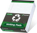 KAISA Legal Notepads 8.5"x11.75"，12pads note pads Writing Pads Recycled Paper by KAISA