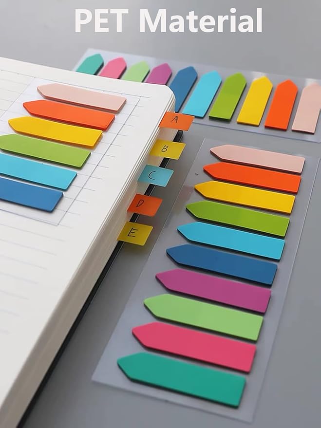 ELII 800pcs Books Tabs for Annotating, Sticky Tabs Clear Sticky Notes, Page - Image 7