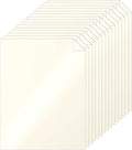 Silunkia 40 Sheets Cream Shimmer Cardstock 8.5 x 11 Ivory Paper, 75lb Off White by Silunkia