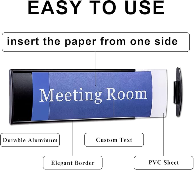 SINKAA 5Pcs Office Name Plates Holder - Image 3