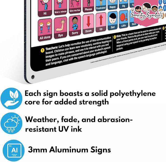 Weather-Proof Aluminum School Playground Communication Board - Image 7