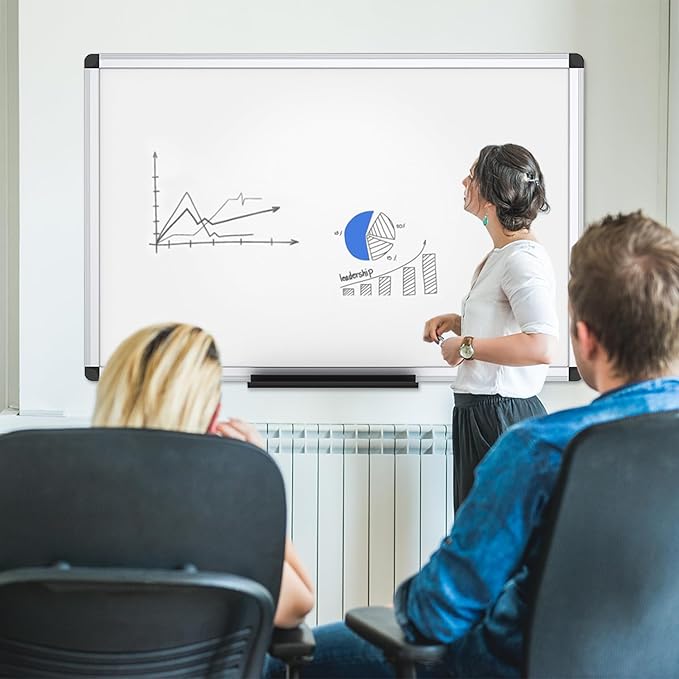VIZ-PRO Magnetic Dry Erase Board, 36 X 24 Inches - Image 7