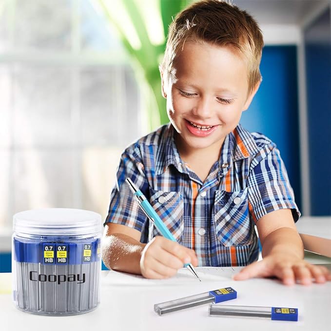 Coopay 960 Pieces Lead Refills 0.7 mm HB Break Resistant Mechanical Pencil - Image 6