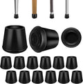 7/8" Round Rubber Chair Leg Tips Caps, Chair Leg Floor Protectors, Non-Slip by VOCOMO