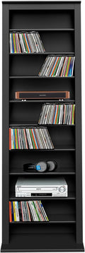 Prepac Narrow Cabinet Media Storage, Slim Barrister Tower by PREPACRTASTORAGEFURNITURE