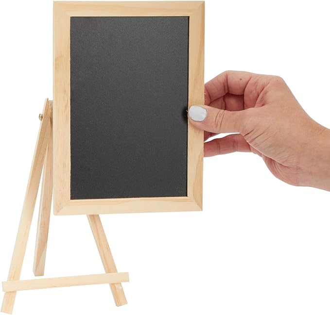 Juvale Wood-Framed Mini Chalkboard Signs - Image 8