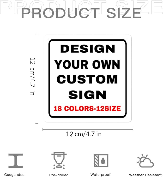 Custom Outdoor Metal Personalized Signs - Image 4