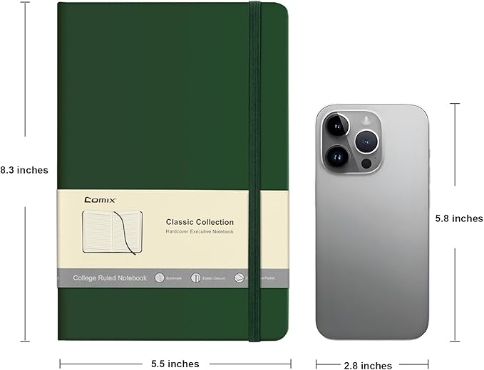 Comix Lined Journal Notebook for Women Men, Journaling Notebooks for Office - Image 2
