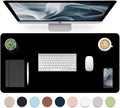 Leather Desk Pad, Mouse Pad, Non-Slip Desk Protector Mat, Leather Desk Blotter by Bloss