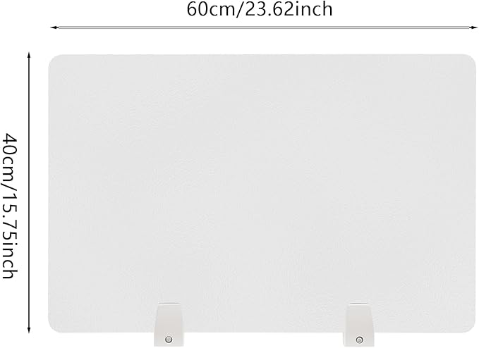 4PCS Desk Dividers Office Partitions, Privacy Desk Panel Protective, Frosted - Image 5