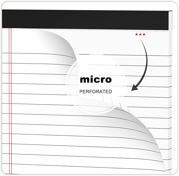 AILZFEI 12pcs Small Note Pad 5x8 College Ruled White Legal Pads Paper Notepads - Image 5