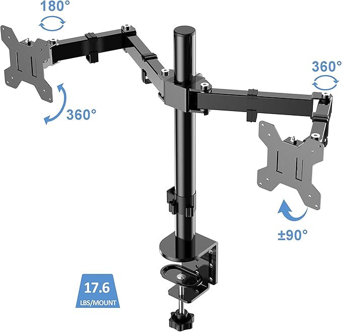 Rocelco 46" Large Height Adjustable Standing Desk Converter - Image 5