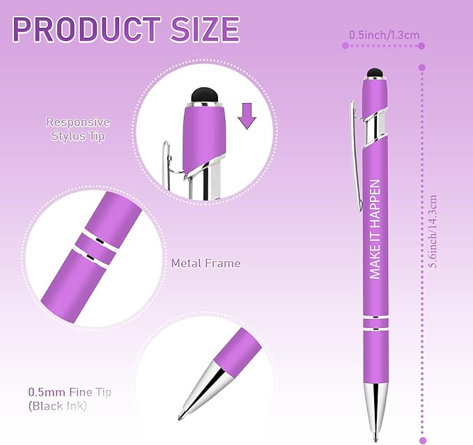 Luxeviss 100 Pcs Inspirational Pens Bulk - Image 3