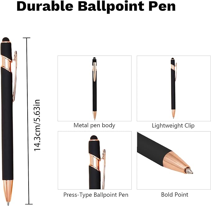 CRME Custom Pens Personalized Pen in Bulk Customized Pens Engraved Grip - Image 3