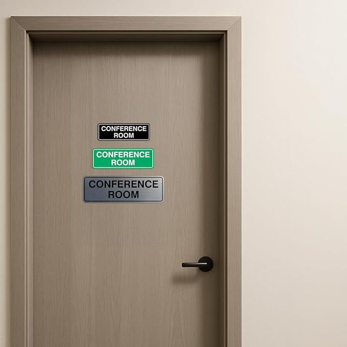 Standard Conference Room Sign -Red - Image 2