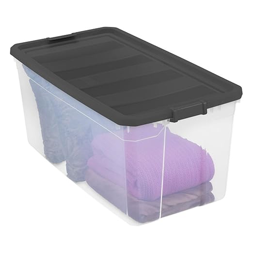 Sterilite 3-Pack Modular Stacker Box, Durable Clear Plastic Storage Bins - Image 7