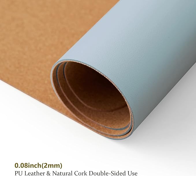Cork Desk Mat - Dual-Sided Desk Pad - Image 3