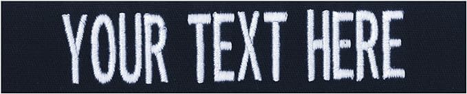 Custom Uniform Name Tapes Solid Colors. Made in The U.S.A. Ships Under 24 by NORTHERNSAFARI