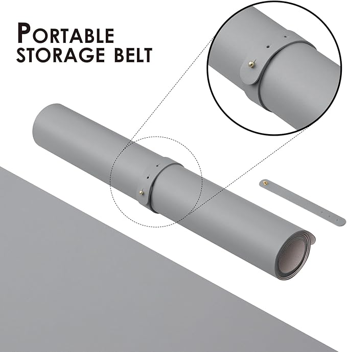 Large Desk Mat - 47.2"x 17" Non-Slip PU Desk Pad - Image 3