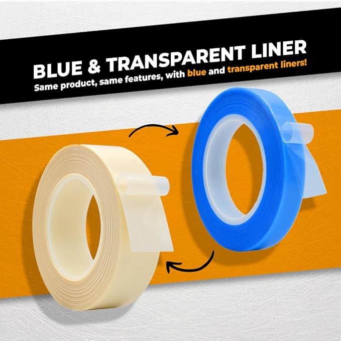WOD SPT7A UHMW Polyethylene Transparent Film Slick Tape, 1.5 inch x 10 ft. - Image 5
