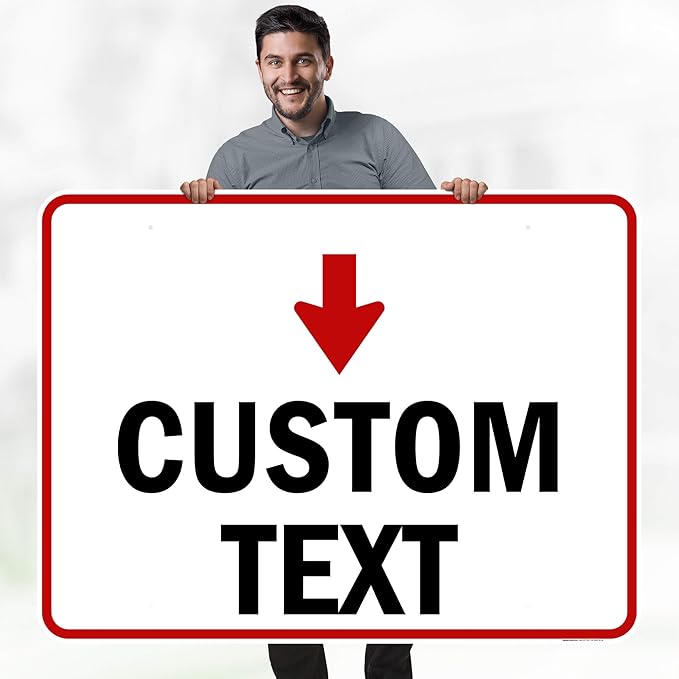 Custom Arrow, Custom Directional Sign, Down Arrow, 36x48 Inches, Rust Free - Image 2
