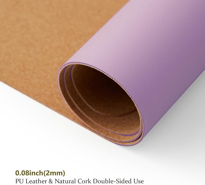 Cork Purple Desk Mat - Image 3