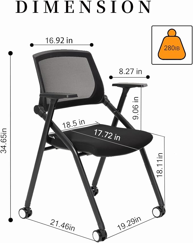 VACYOVKE 12 Pack Executive Office Chairs - Image 2