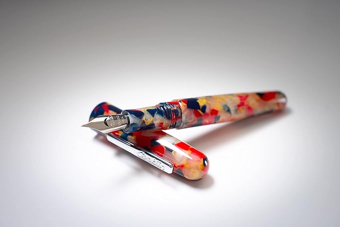 Conklin All American Fountain Pen in Old Glory – Broad Nib, Patriotic Red - Image 7