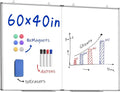 60"X 40" Large Magnetic Dry Erase Whiteboard, Wall Hanging Board by MifuroOfficeProduct