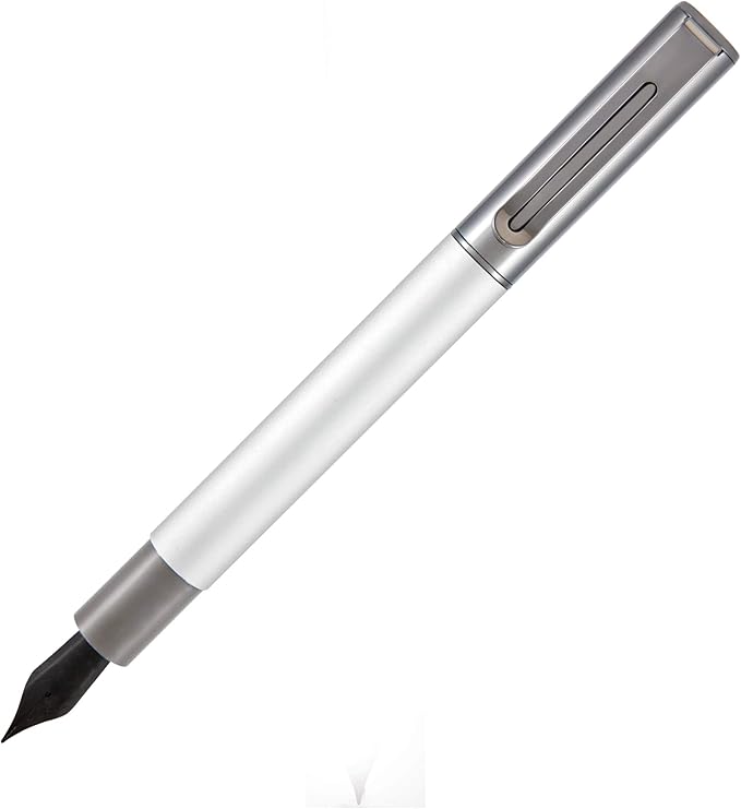 Monteverde USA Ritma Fountain Pen in Silver – Stub Nib, Calligraphy JoWo - Image 2