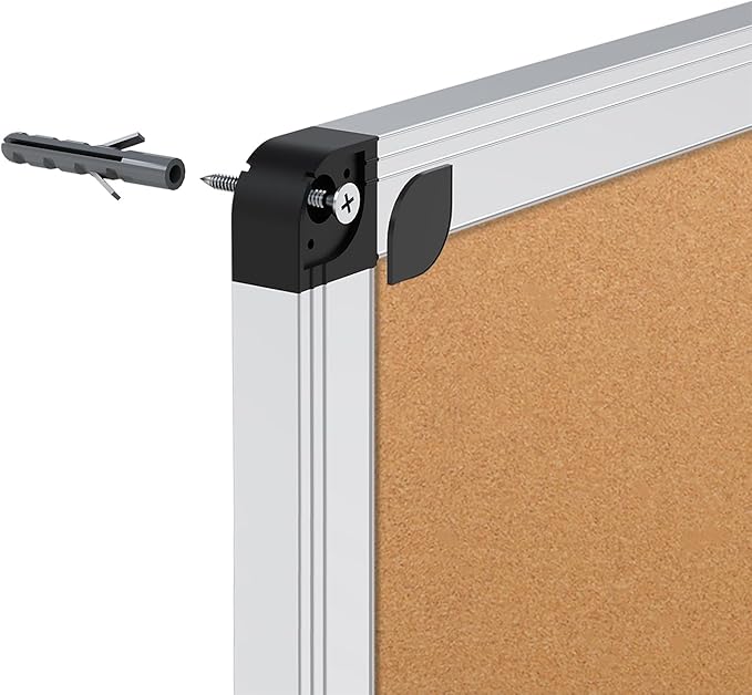 VIZ-PRO Large Cork Bulletin Board/Foldable Noticeboard, 48 X 48 Inches - Image 4