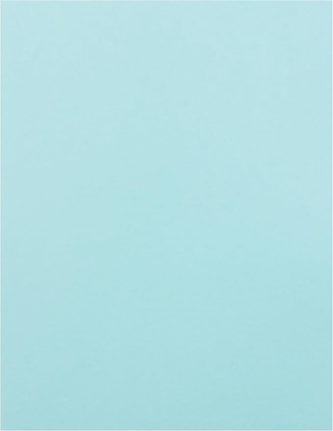 LUXPaper 8.5" x 11" Paper | Letter Size | Pastel Blue | 60lb. Text | 50 Qty by LUXPaper