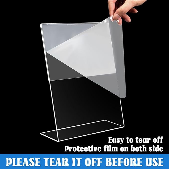 Laerjin Acrylic Sign Holder 4 x 6 - Image 5