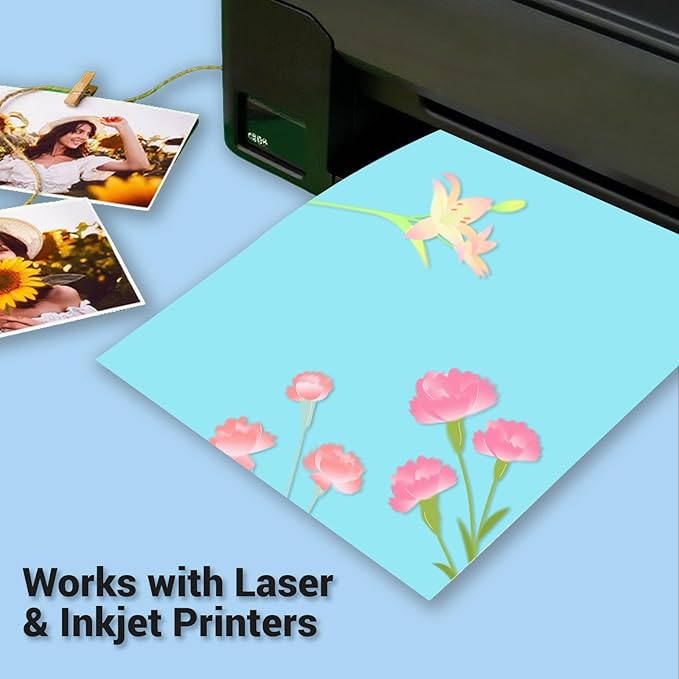 Cardstock 8.5 x 11, Thick Printer Paper 75 lb/200 gsm, 120 Sheets Card Stock - Image 5