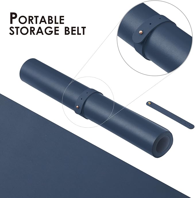 Large Desk Mat - 47.2"x 17" Non-Slip PU Desk Pad - Image 4
