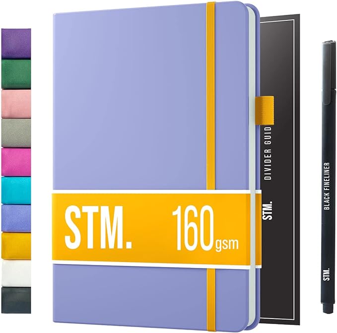 Bullet Dotted Journal Dot Grid Notebook | B5 Daily Journaling Notebooks by ScribblesThatMatter