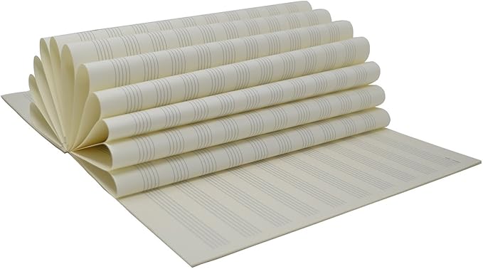 10 Pcs Music Notebook, Music Staff Notebook, 50 Sheets/100 Pages Blank Sheet - Image 3