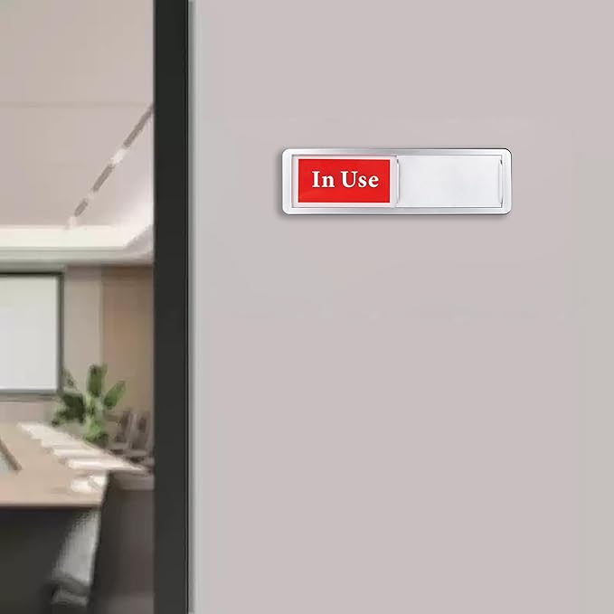 In Use or Available Door Sign for Home Office Restroom Conference Hotels - Image 7