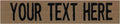 Custom Uniform Name Tapes Solid Colors. Coyote Brown Fabric, 4 Inch Sew on by NORTHERNSAFARI