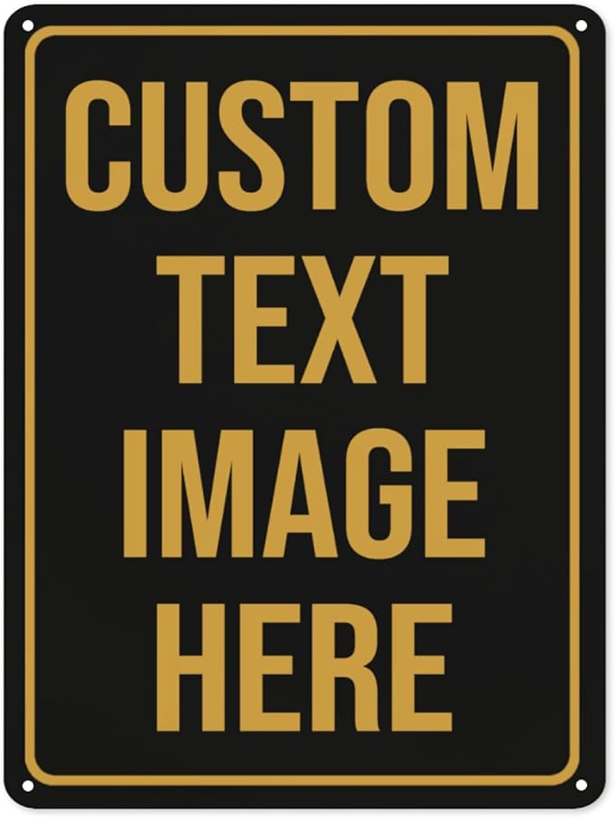 Custom Signs Outdoor Metal Sign Custom Sign Personalized Metal Signs Make Your by Tmqytuox