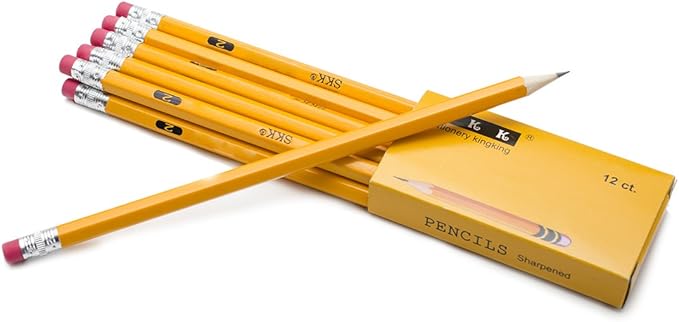 SKKSTATIONERY 576 Pack Pre-sharpened pencils, Bulk Yellow Sharpened Pencils - Image 2