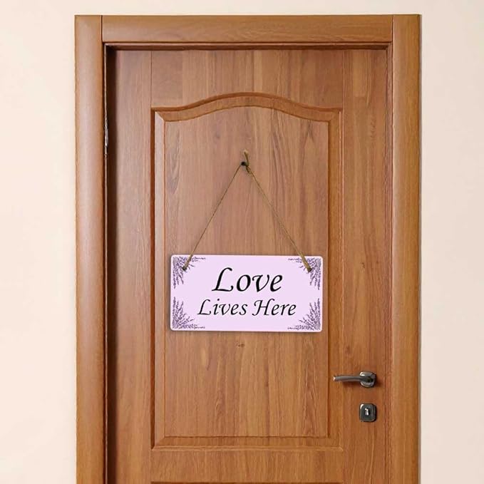 Signs ByLITA Lavender Personalized Hanging Wall or Door Sign | Custom Signage - Image 5